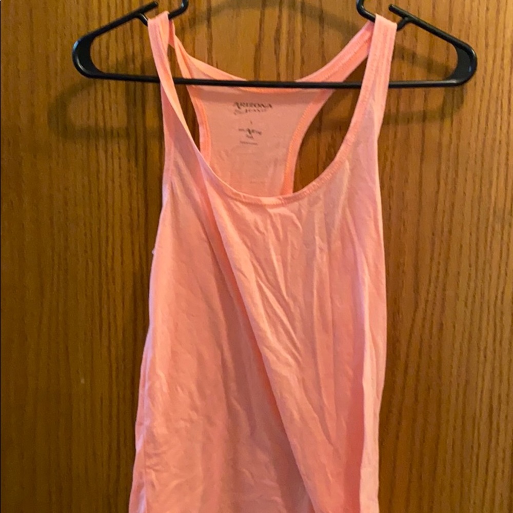 Neon coral tank top